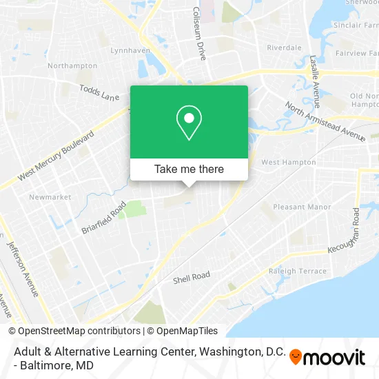 Adult & Alternative Learning Center map