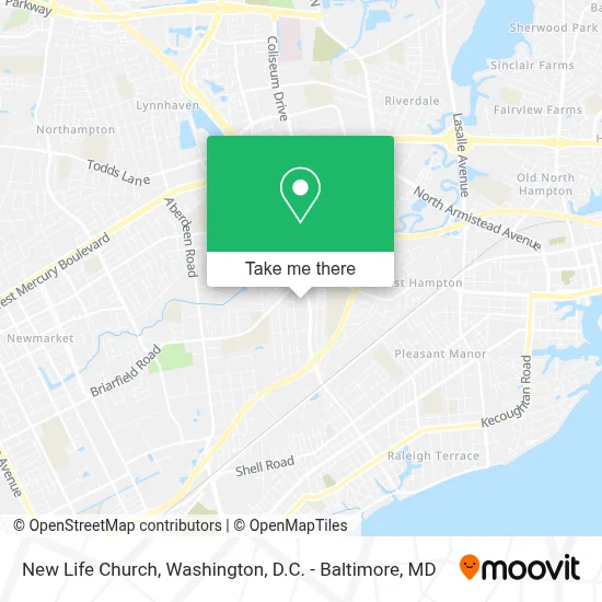 New Life Church map