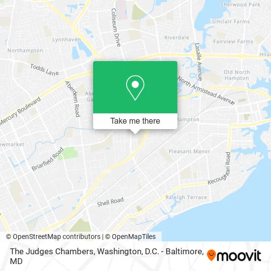 The Judges Chambers map