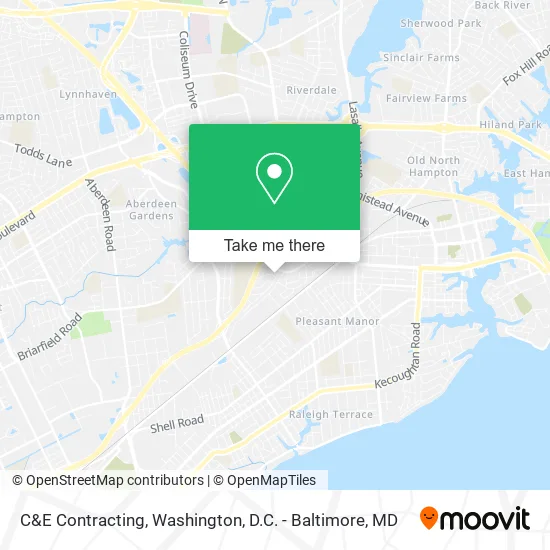 C&E Contracting map