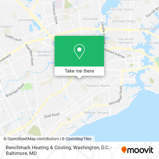 Benchmark Heating & Cooling map