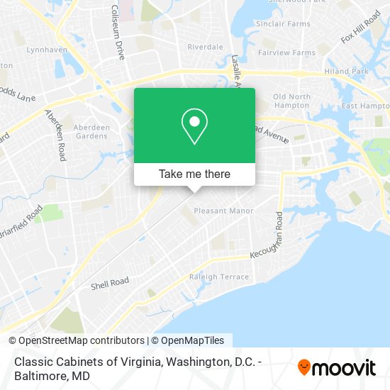 Mapa de Classic Cabinets of Virginia
