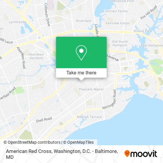 American Red Cross map