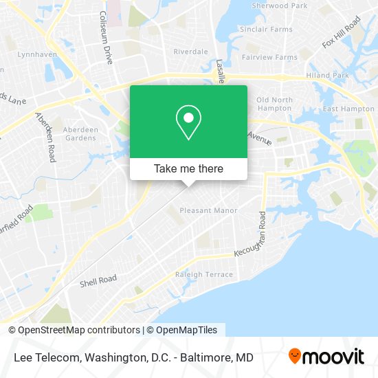 Mapa de Lee Telecom