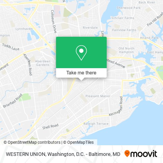 Mapa de WESTERN UNION