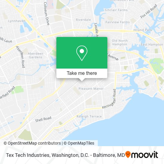 Mapa de Tex Tech Industries