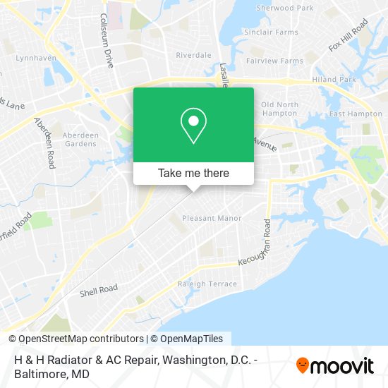 Mapa de H & H Radiator & AC Repair