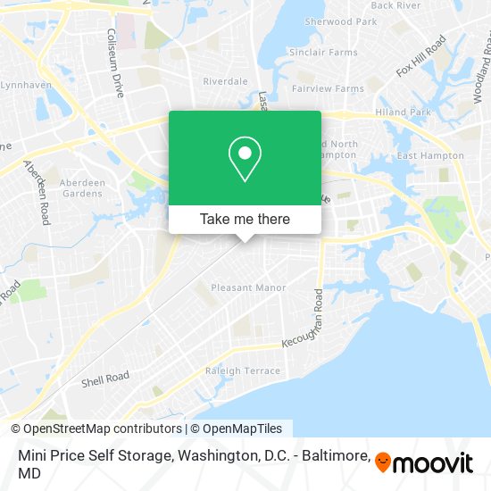 Mini Price Self Storage map