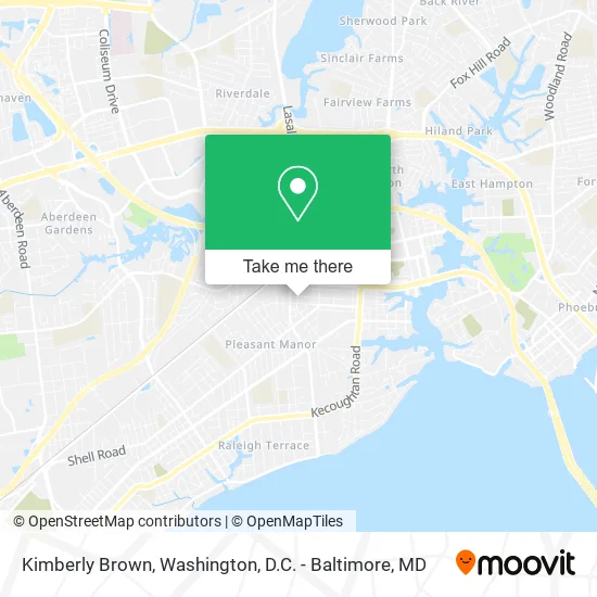 Kimberly Brown map