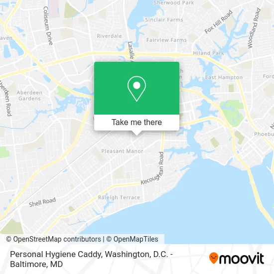 Personal Hygiene Caddy map