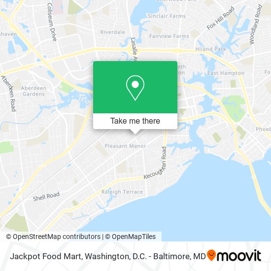 Mapa de Jackpot Food Mart