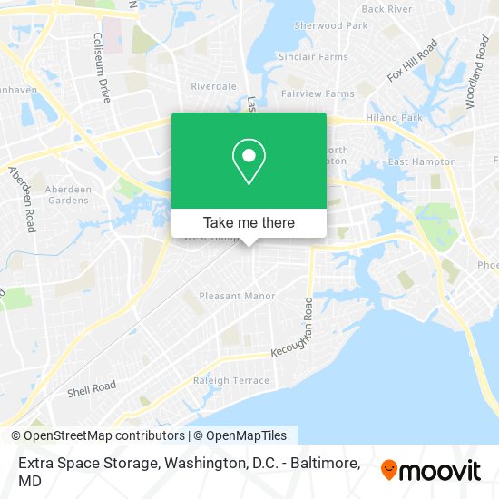 Mapa de Extra Space Storage
