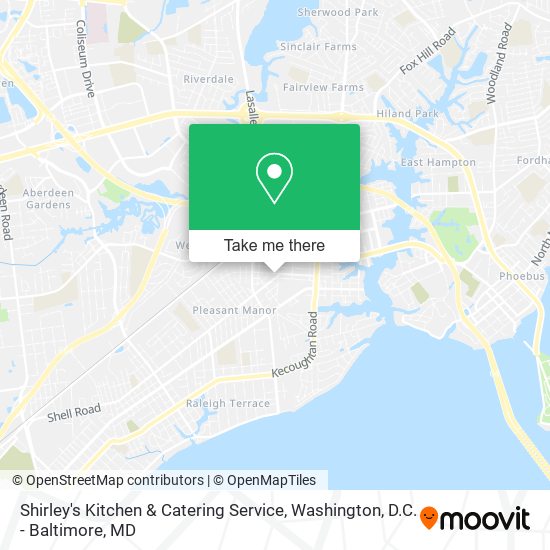Shirley's Kitchen & Catering Service map