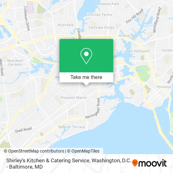 Shirley's Kitchen & Catering Service map