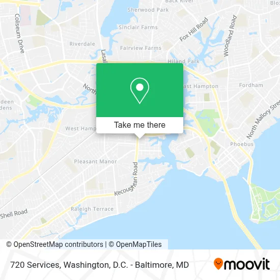 720 Services map
