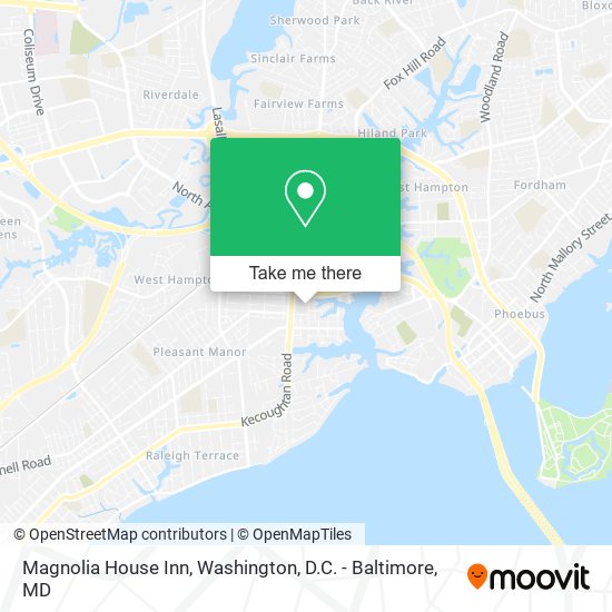 Mapa de Magnolia House Inn