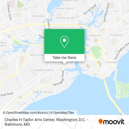 Charles H Taylor Arts Center map