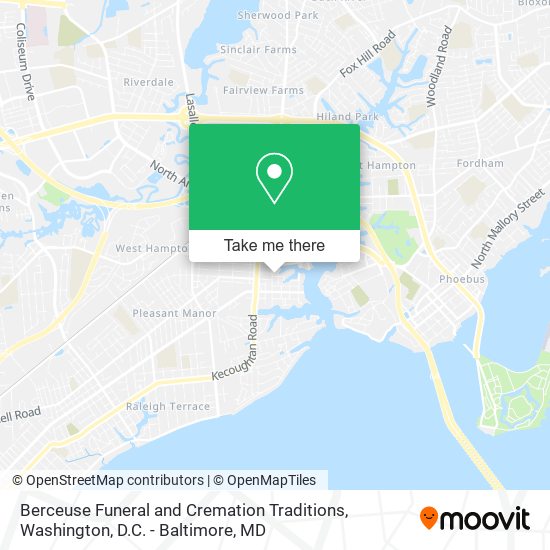 Mapa de Berceuse Funeral and Cremation Traditions