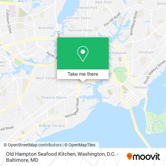 Mapa de Old Hampton Seafood Kitchen