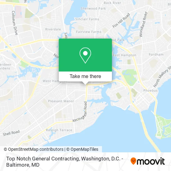 Top Notch General Contracting map