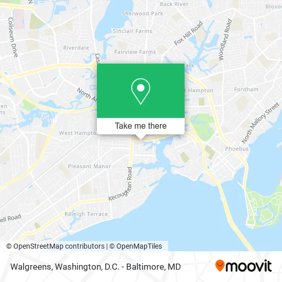Mapa de Walgreens