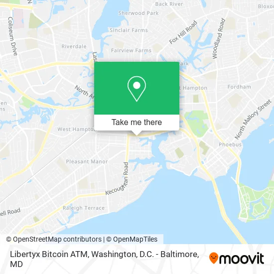 Mapa de Libertyx Bitcoin ATM