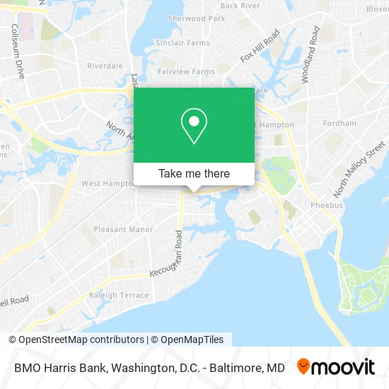 BMO Harris Bank map