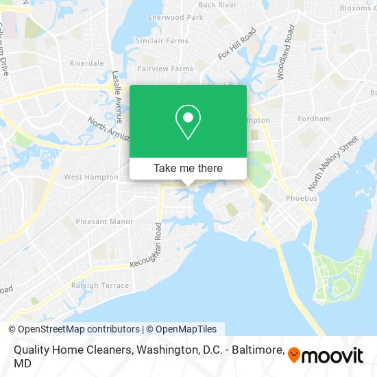Quality Home Cleaners map