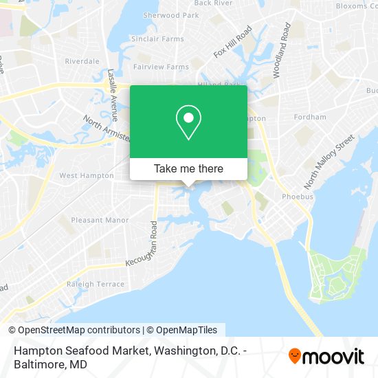 Hampton Seafood Market map