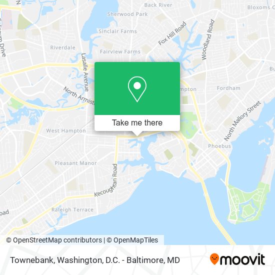 Townebank map