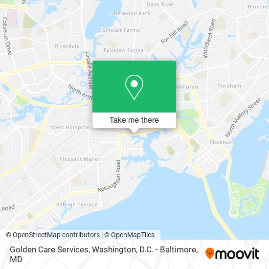 Golden Care Services map