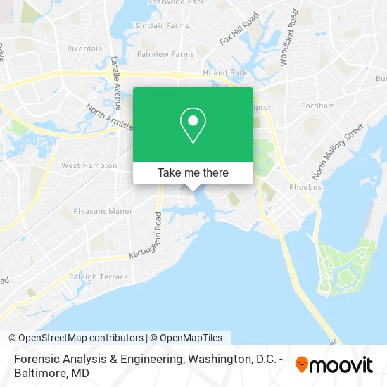 Forensic Analysis & Engineering map