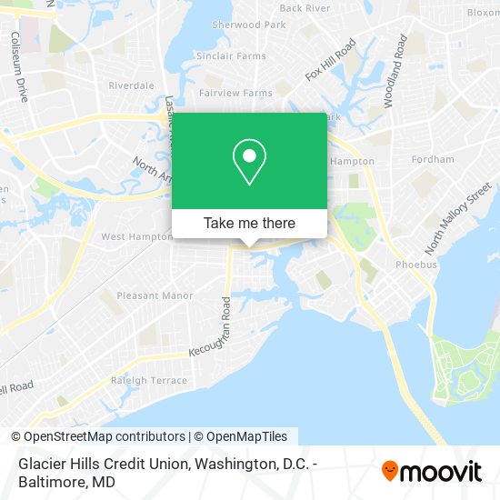 Mapa de Glacier Hills Credit Union