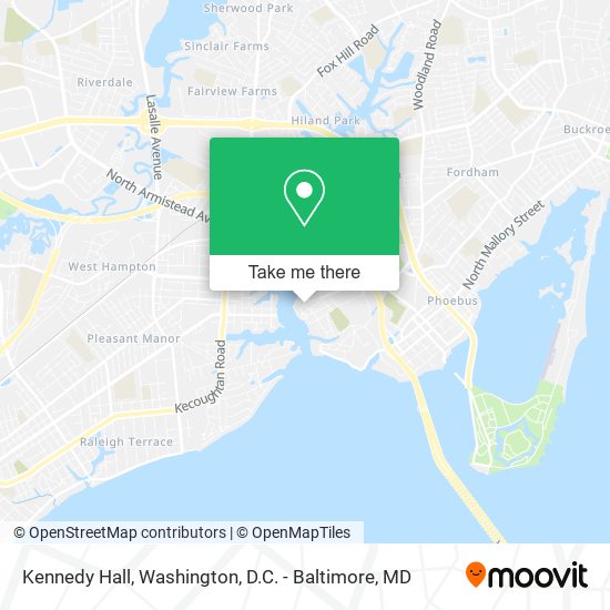 Kennedy Hall map
