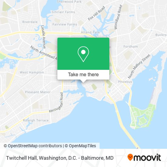 Mapa de Twitchell Hall