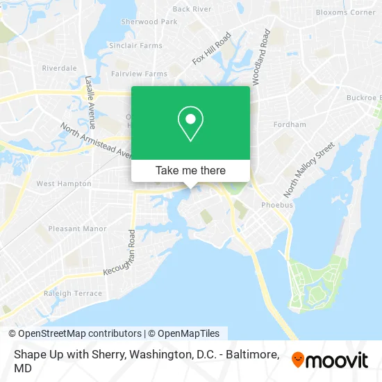 Shape Up with Sherry map