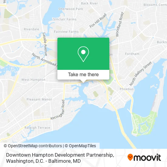 Downtown Hampton Development Partnership map