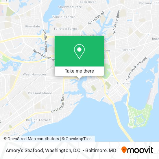 Mapa de Amory's Seafood