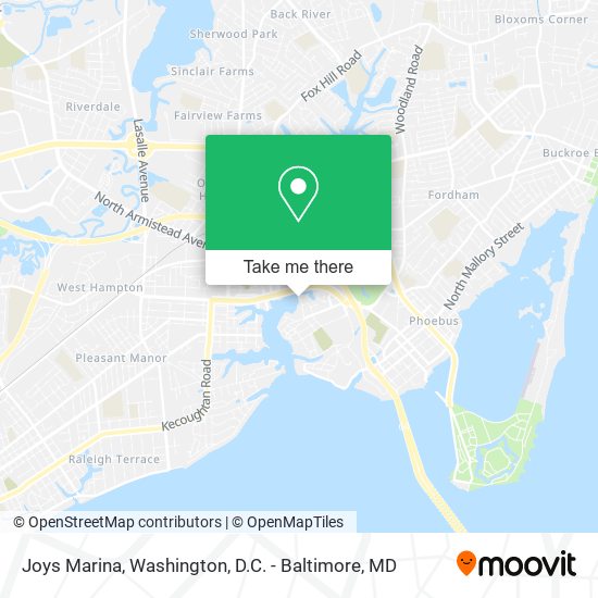 Joys Marina map