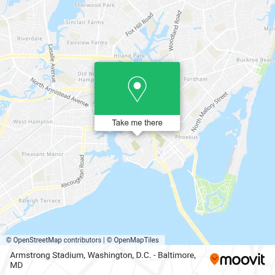 Armstrong Stadium map