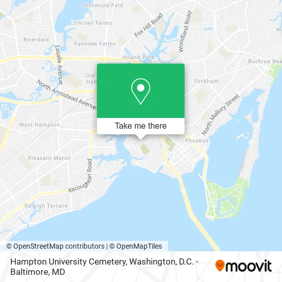Mapa de Hampton University Cemetery