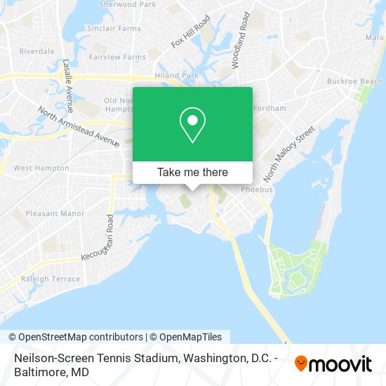 Mapa de Neilson-Screen Tennis Stadium