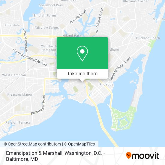 Mapa de Emancipation & Marshall