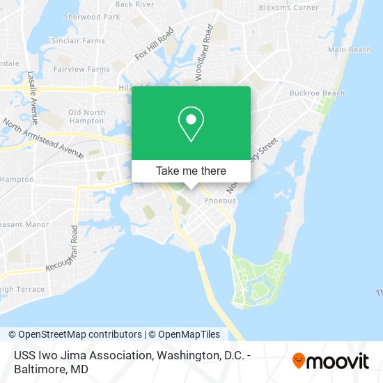 USS Iwo Jima Association map