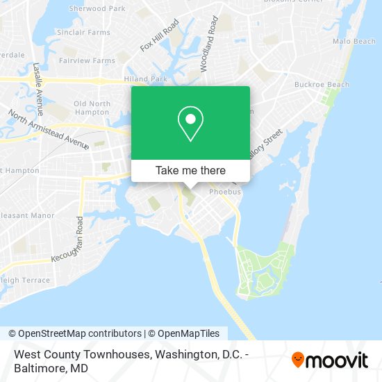 West County Townhouses map