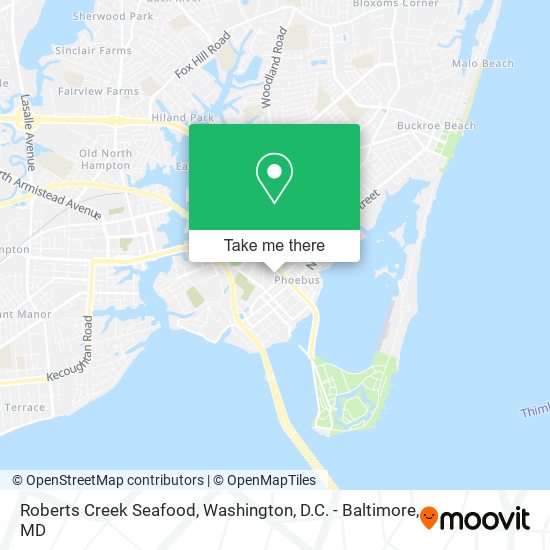 Mapa de Roberts Creek Seafood