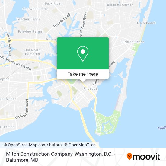 Mapa de Mitch Construction Company
