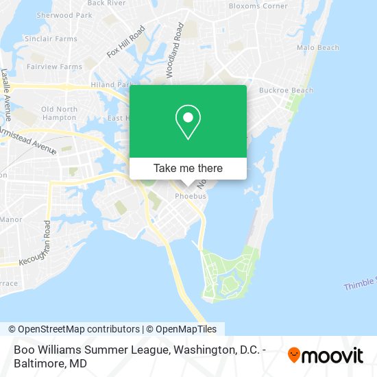 Boo Williams Summer League map