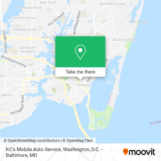 Mapa de KC's Mobile Auto Service