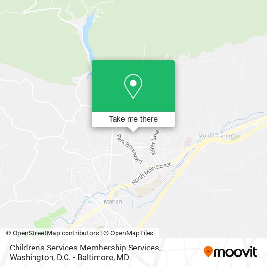 Children's Services Membership Services map